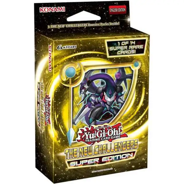 YuGiOh The New Challengers Super Edition [3 Booster Packs & 1 Super Rare Card]