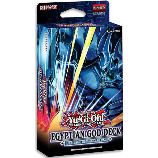 YuGiOh Obelisk the Tormentor (1st EDITION) Egyptian God Deck [40 Cards]