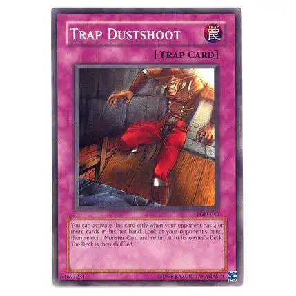 YuGiOh Pharaonic Guardian Common Trap Dustshoot PGD-049