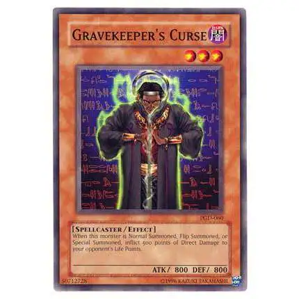 YuGiOh Pharaonic Guardian Common Gravekeeper's Curse PGD-060