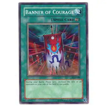 YuGiOh Pharaonic Guardian Common Banner of Courage PGD-089