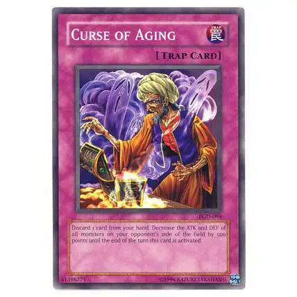 YuGiOh Pharaonic Guardian Common Curse of Aging PGD-094