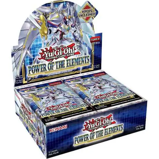 YuGiOh Power of the Elements Booster Box [24 Packs]