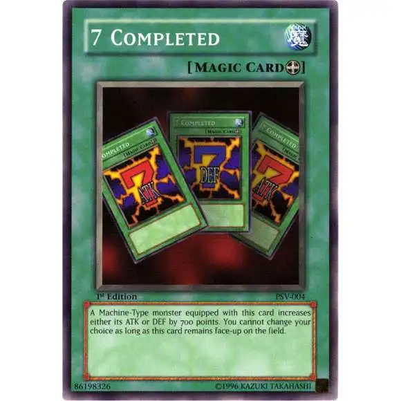 YuGiOh Pharaoh's Servant Common 7 Completed PSV-004 [1st Edition]