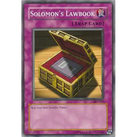 YuGiOh Pharaoh's Servant Common Solomon's Lawbook PSV-013