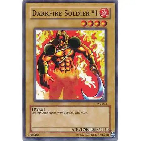 YuGiOh Pharaoh's Servant Common Darkfire Soldier #1 PSV-043