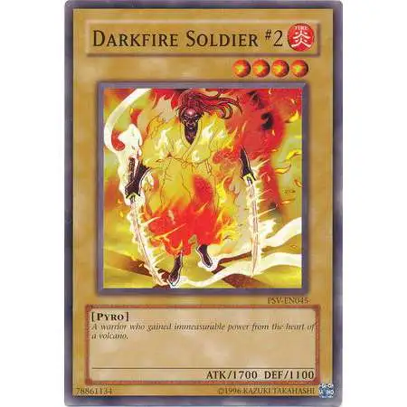 YuGiOh Pharaoh's Servant Common Darkfire Soldier #2 PSV-045