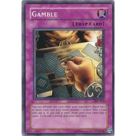 YuGiOh Pharaoh's Servant Common Gamble PSV-053