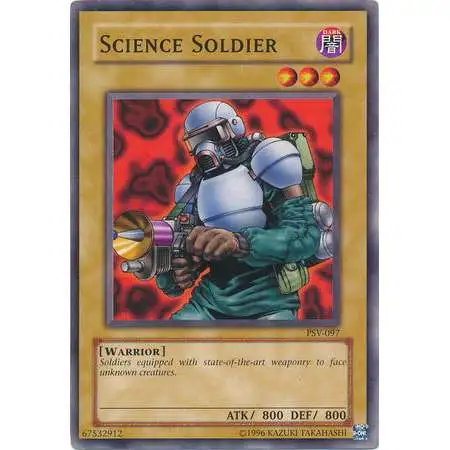YuGiOh Pharaoh's Servant Common Science Soldier PSV-097