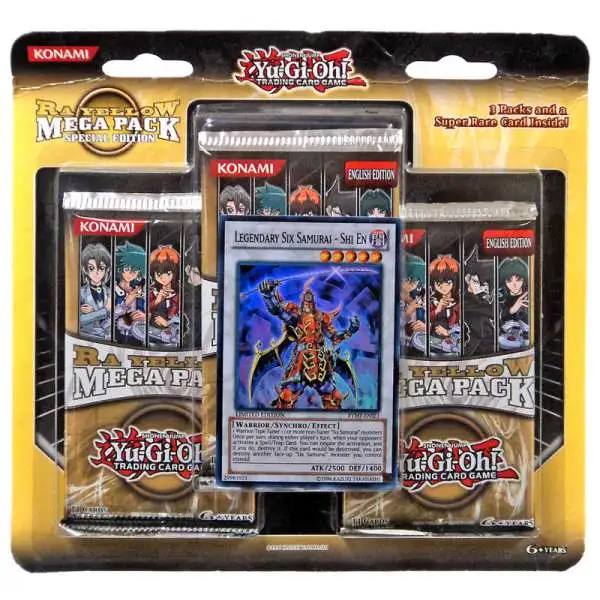 YuGiOh Ra Yellow Mega Pack Special Edition [3 Booster Packs & Super Rare Card]