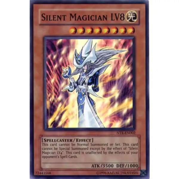 YuGiOh Nightmare Troubadour Super Rare Silent Magician LV8 NTR-EN002