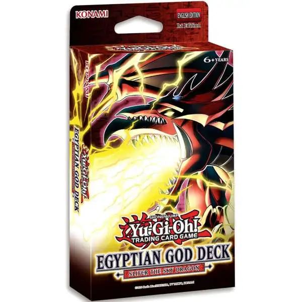YuGiOh Slifer the Sky Dragon (1st EDITION) Egyptian God Deck [40 Cards, Damaged Package]
