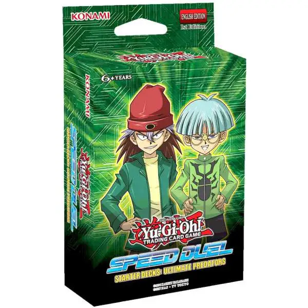 YuGiOh Trading Card Game Speed Duel Ultimate Predators Starter Decks [2x 30-Card Decks, 4 Skill Cards & 2 Ultra Rare Variants]