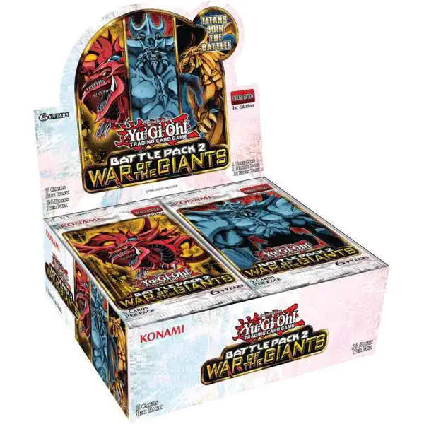 YuGiOh Battle Pack 2 War of the Giants (1st Edition) Booster Box [36 Packs]