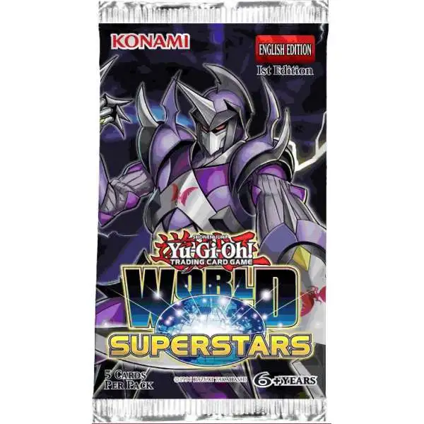YuGiOh World Superstars Booster Pack [5 Cards]