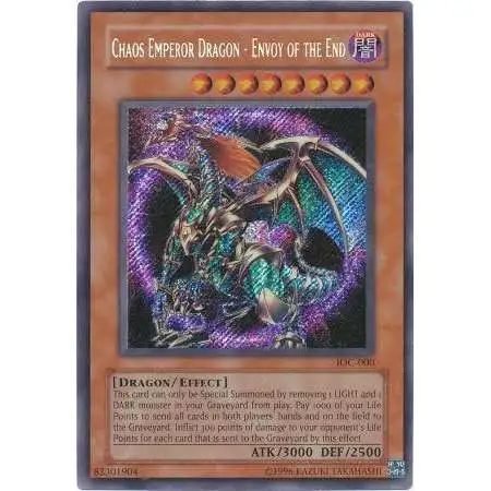 yugioh card chaos emperor dragon A single individual card from the Yu YuGiOh Invasion of Chaos Secret