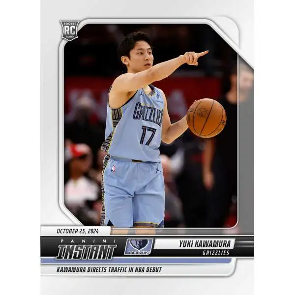 NBA Memphis Grizzlies 2024-25 Instant Basketball Yuki Kawamura #43 [Rookie]