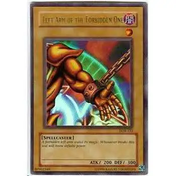 YuGiOh Legend of Blue Eyes White Dragon Ultra Rare Left Arm of the Forbidden One LOB-123 [Moderately Played]