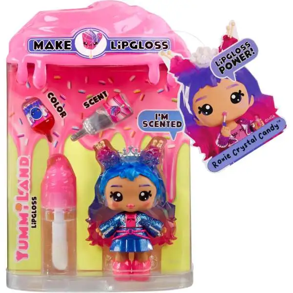 Yummiland Make Lipgloss Roxie Crystal Candy Doll [Scented!, Damaged Package]