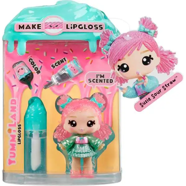 Yummiland Make Lipgloss Susie Sour Straw Doll [Scented!]