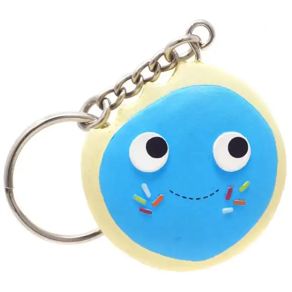 Yummy World Cookie with Blue Frosting Keychain