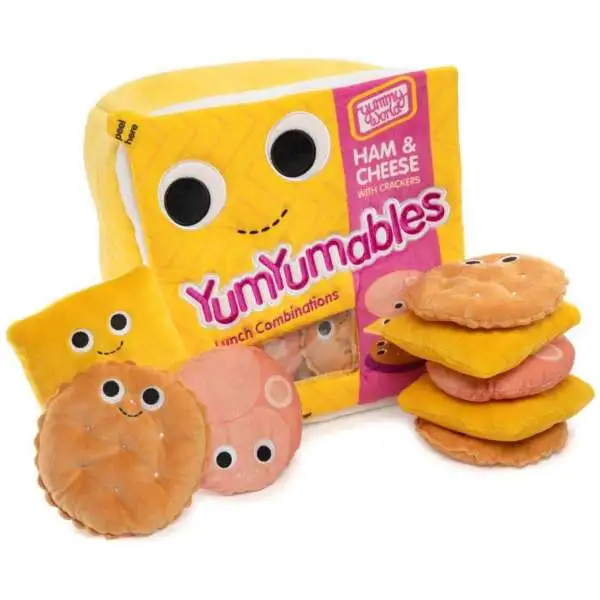 Yummy World Zoey & The YumYumables X-Large Plush [Ham & Cheese with Crackers]