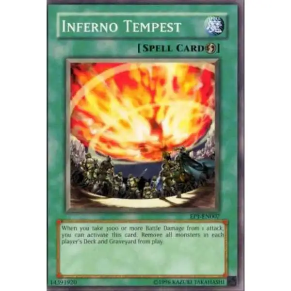 YuGiOh Movie Exclusive Common Inferno Tempest Exclusive EP1-EN007