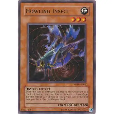 YuGiOh Soul of the Duelist Common Howling Insect SOD-EN025