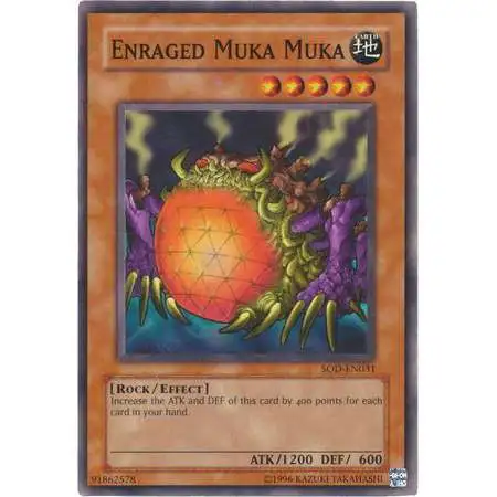 YuGiOh Soul of the Duelist Common Enraged Muka Muka SOD-EN031