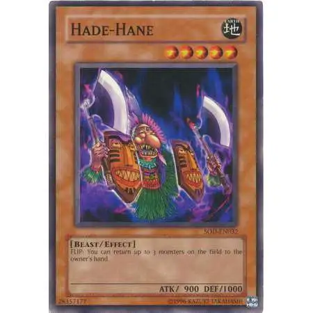 YuGiOh Soul of the Duelist Common Hade Hane SOD-EN032