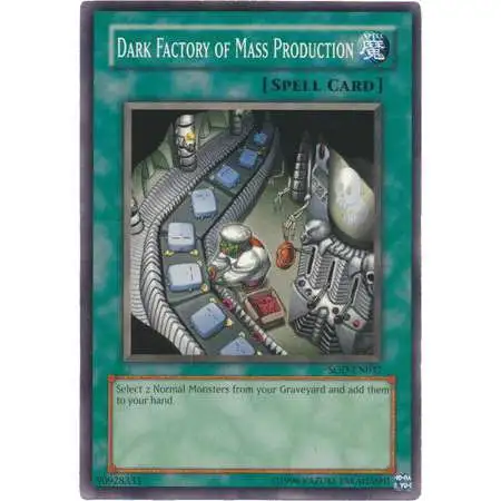 YuGiOh Soul of the Duelist Common Dark Factory of Mass Production SOD-EN037