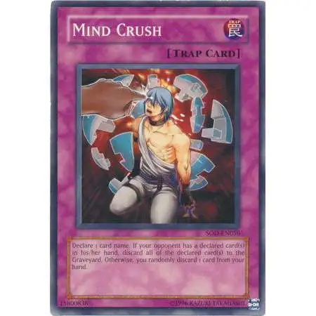 YuGiOh Soul of the Duelist Common Mind Crush SOD-EN056