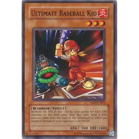 YuGiOh Soul of the Duelist Common Ultimate Baseball Kid SOD-EN021