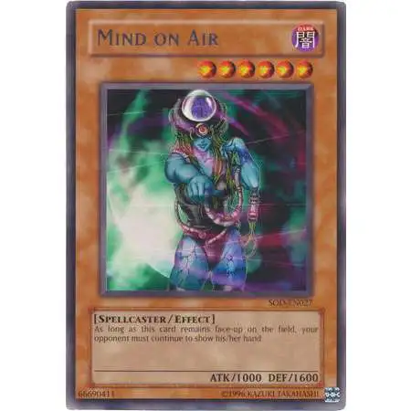 YuGiOh Soul of the Duelist Rare Mind on Air SOD-EN027