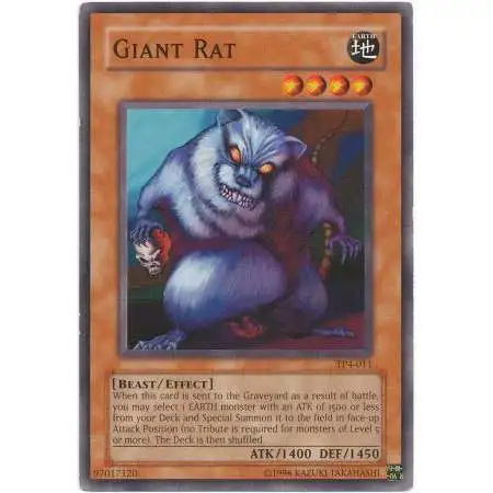 YuGiOh Tournament Pack 4 Common Giant Rat TP4-011