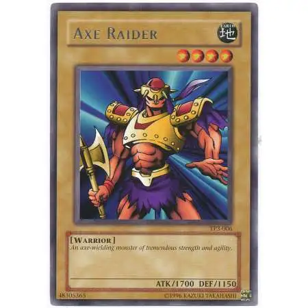 YuGiOh Tournament Pack 3 Rare Axe Raider TP3-006