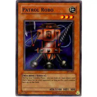 YuGiOh Tournament Pack 1 Super Rare Patrol Robo TP1-004