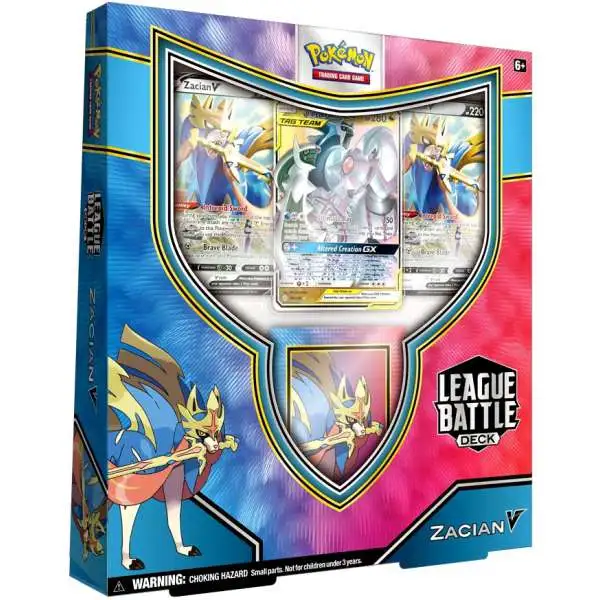 Pokemon Zacian V Battle League Deck [60-Card Deck, Deck Box & More]