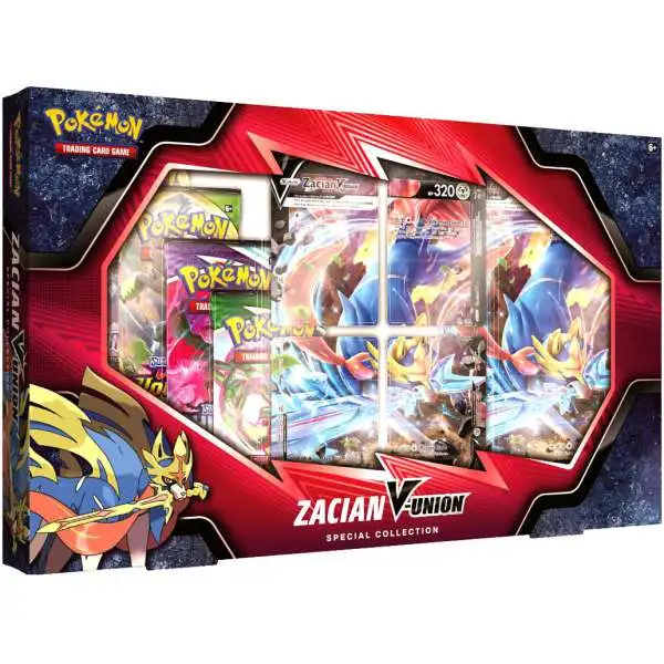 Pokemon Zacian V-Union Special Collection [4 Booster Packs, 4 Promo Cards, Oversize Card]