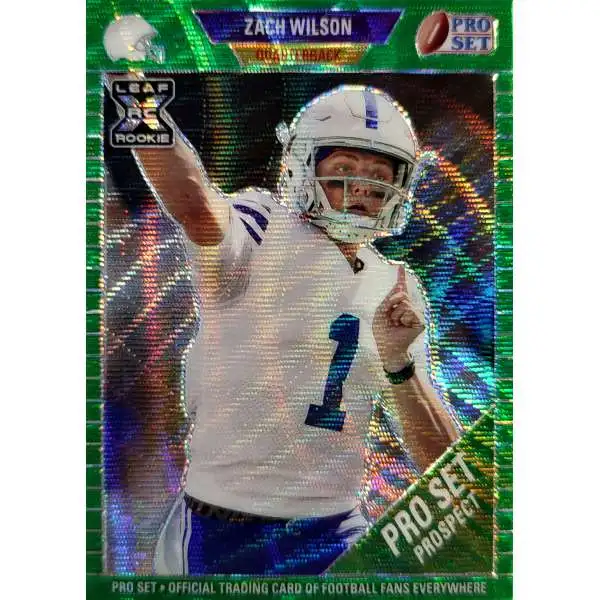 Zach Wilson 2021 Prizm Green #332 Price Guide - Sports Card Investor