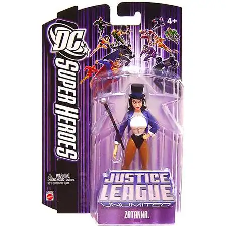 DC Justice League Unlimited Zatanna with Staff Action Figure [Purple Card]