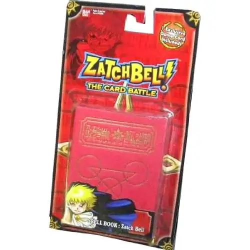 Zatch Bell The Card Battle The Gathering Storm Zatch's Red Spell Book Set [Red Card]