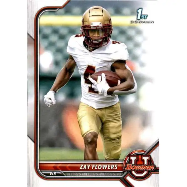 NFL 2022 Bowman U Zay Flowers #26 [Rookie, 1st Bowman]