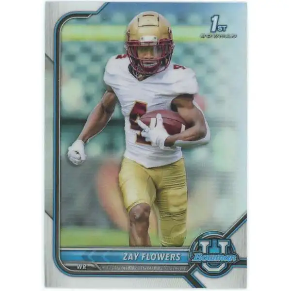 NFL 2022 Bowman U Refractor Zay Flowers #26 [Rookie, 1st Bowman]