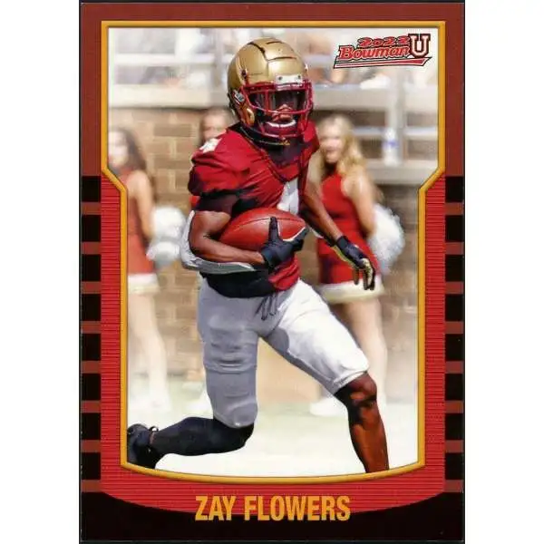 NFL 2022 Bowman U Zay Flowers #2KB-30 [Rookie]