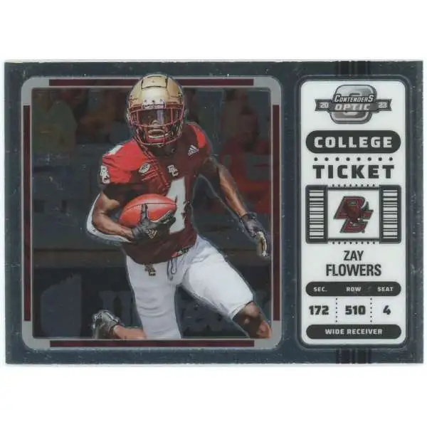 NFL 2023 Chronicles Contenders Optic Draft Picks Zay Flowers #12 [Rookie]