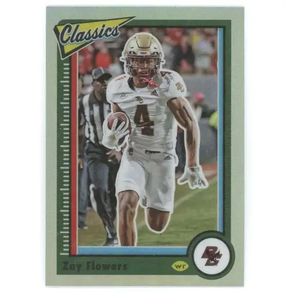 NFL 2023 Panini Chronicles Classics Draft Picks Silver Holo Zay Flowers #23 [Rookie]