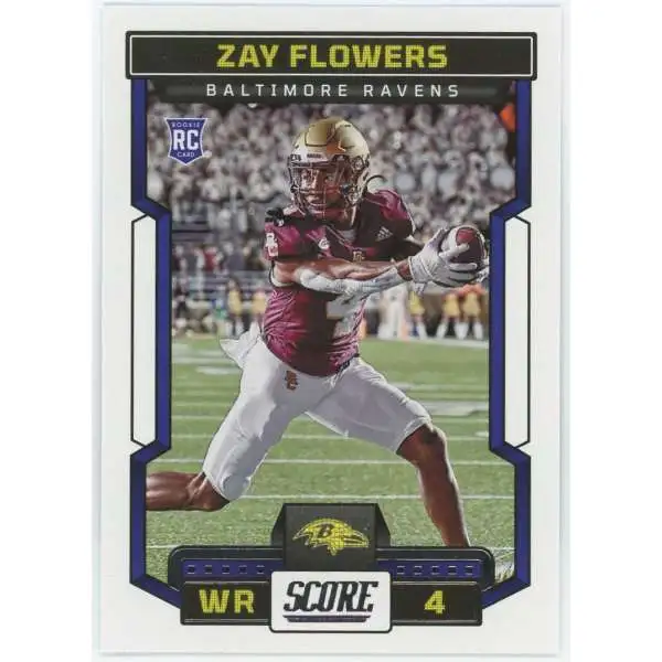 NFL 2023 Panini Score Zay Flowers #351 [Rookie]