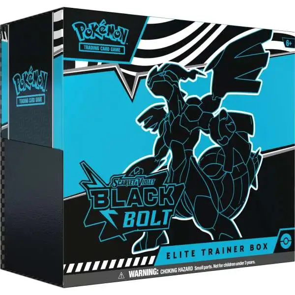 Pokemon Scarlet & Violet Black Bolt Zekrom Elite Trainer Box [9 Booster Packs, 65 Card Sleeves & More]