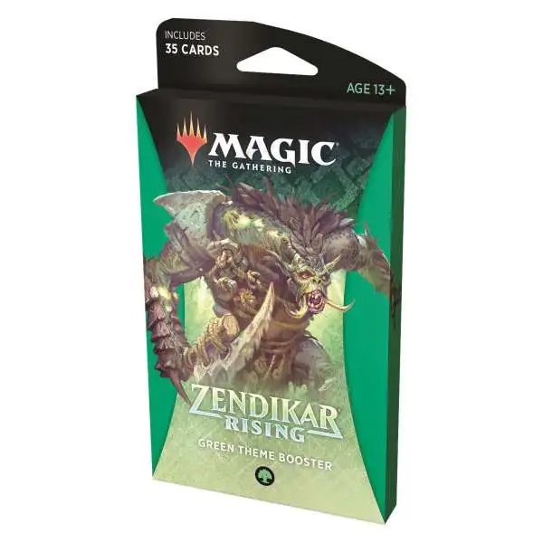 MtG Zendikar Rising Green Theme Booster Pack [35 Cards]